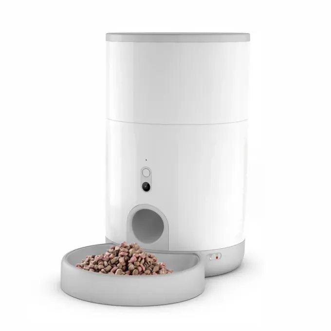Dispenser inteligent pentru hrană animale PETONEER Nutri Vision FDW050 cu cameră HD și control Wi-Fi - Imagine 1