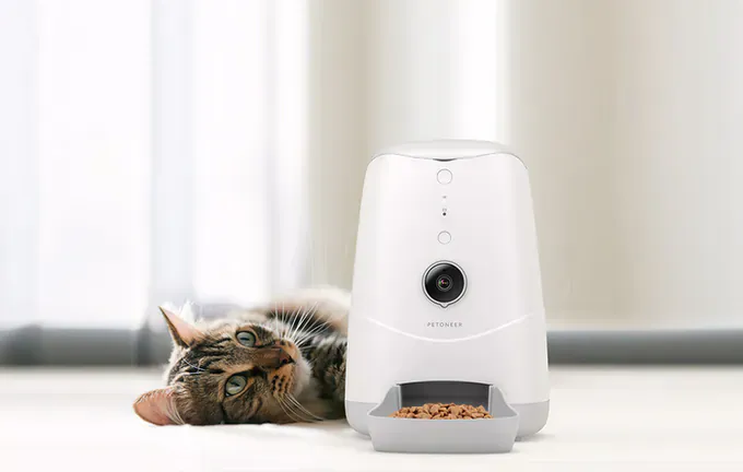 PETONEER Nutri Vision PF002 – Hranitor automat inteligent cu cameră HD și control Wi-Fi - Imagine 3