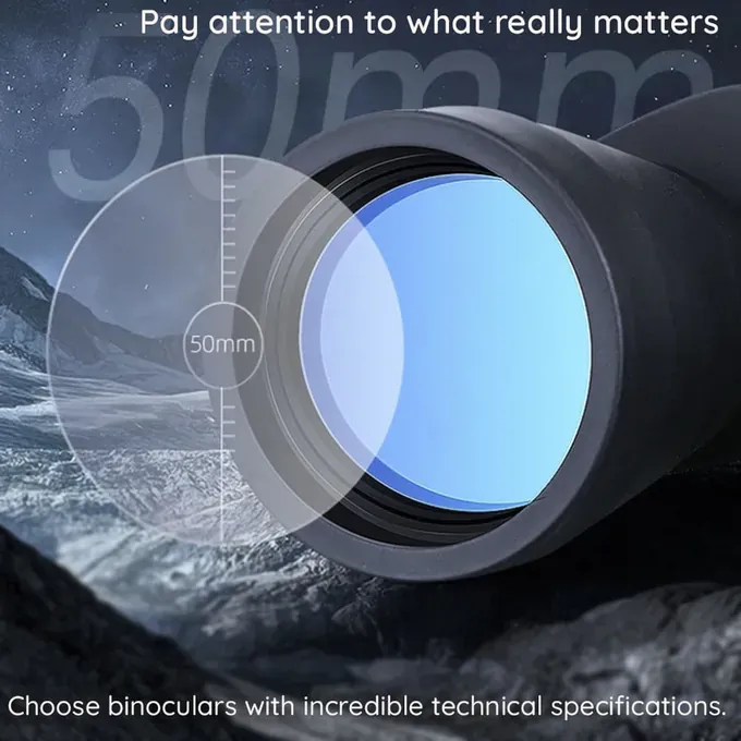 Binoclu OEM Techsuit BN3, Zoom 20x, Diametru lentile 50mm, Distanta focala 25mm, Rezolutie HD - Imagine 4