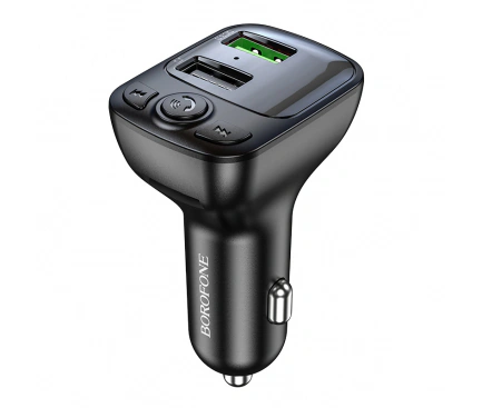 Modulator FM BOROFONE BC41 Eminency, 2 x USB-A - 1 x microSD - Imagine 1