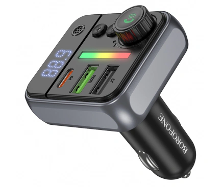 Modulator FM BOROFONE BC50 Ascenso, 2 x USB-A - 1 x USB-C - Imagine 2