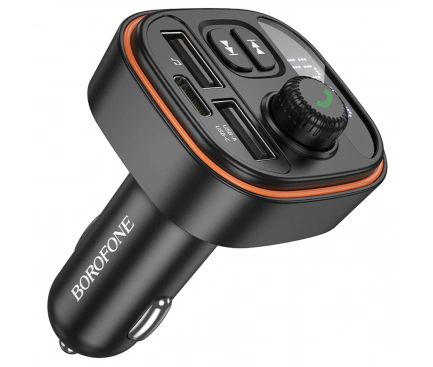 Modulator FM BOROFONE BC59 Heroic, 2 x USB-A - 1 x USB-C - Imagine 4