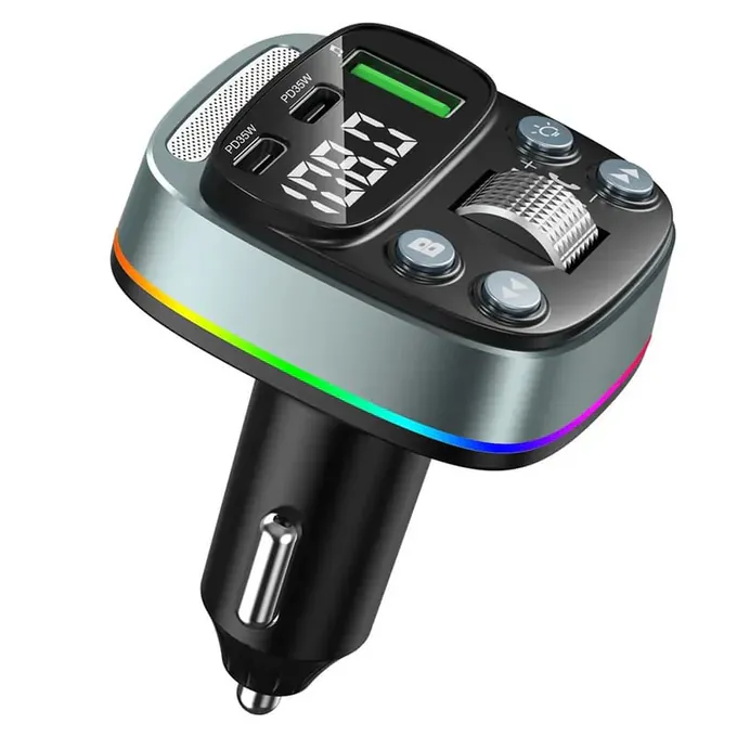 Modulator FM TECHSUIT MFM3, Bluetooth 5.4, 2 x USB-C - Imagine 3