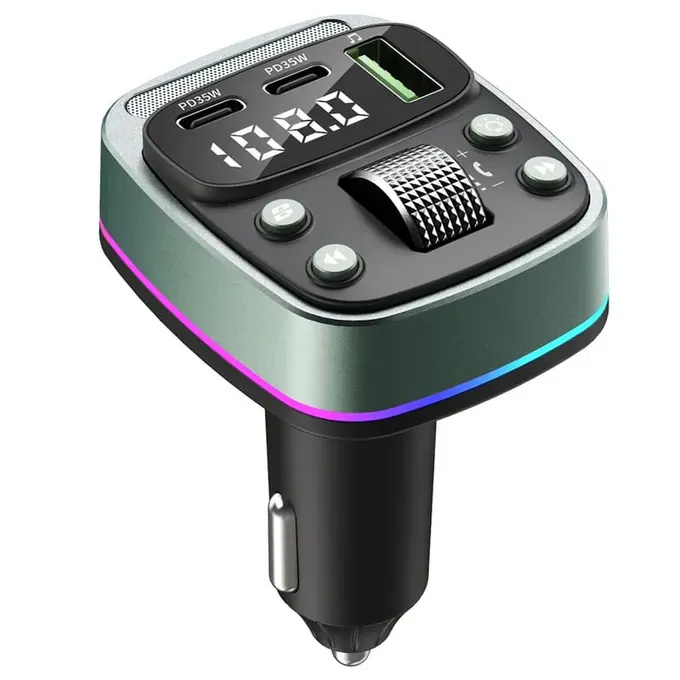 Modulator FM TECHSUIT MFM3, Bluetooth 5.4, 2 x USB-C - Imagine 4