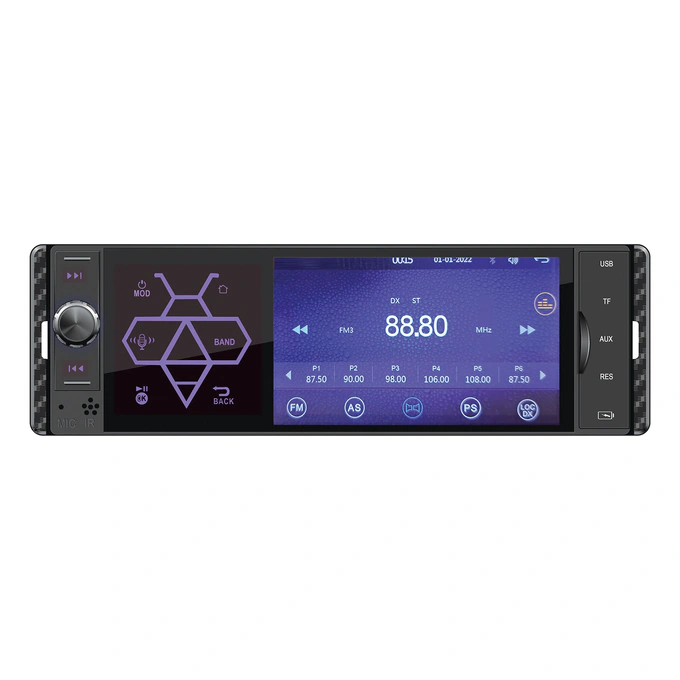 MP5 player auto PNI Clementine 9550 1DIN display 4 inch 50Wx4 PNI-MP5-9550, Bluetooth, radio FM, Carplay, functie RDS - Imagine 6