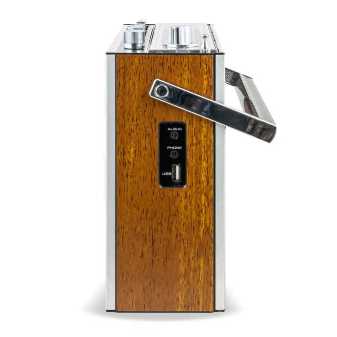 Radio casetofon Electromureș EM1014 Retro cu Bluetooth, USB și Radio FM/AM, Negru - Imagine 5