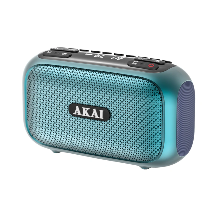 Radio portabil AKAI APR-700 display LCD, Bluetooth, USB și microSD, 1800 mAh - Imagine 1