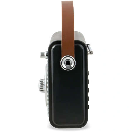 Radio Retro ElectroMures EM 1007 FM 87.5-108 MHz Bluetooth Baterie Reincarcabila 1500mAh Autonomie 6 Ore 5W Negru - Imagine 3