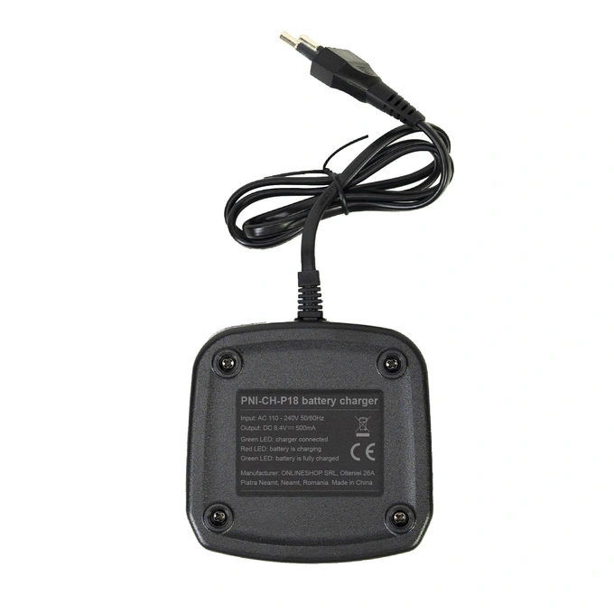 Stație radio portabilă dualband PNI P18UV VHF/UHF 144–146 MHz și 430–440 MHz, 200 canale, VOX, scan, radio FM, acumulator Li-Ion 2200 mAh, negru - Imagine 6
