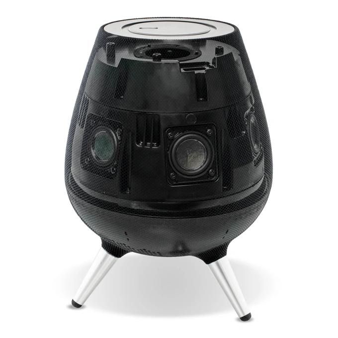 Boxa activa ELECTROMURES Sonora EM1030, 7 difuzoare Harman Kardon, 110 W, TWS, Bluetooth 5.0, Black - Imagine 4