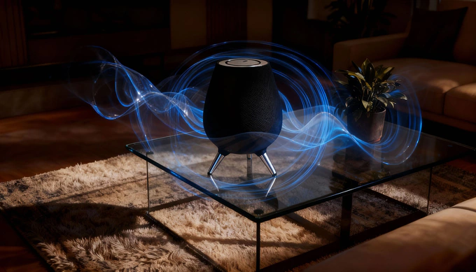 Boxa activa ELECTROMURES Sonora EM1030, 7 difuzoare Harman Kardon, 110 W, TWS, Bluetooth 5.0, Black - Imagine 6