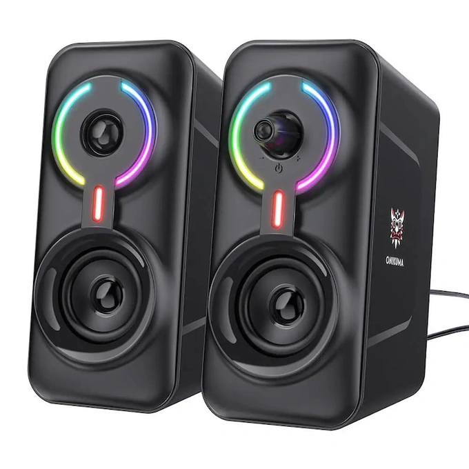 Boxe gaming ONIKUMA L6, LED multicolor, Bluetooth 5.0, negru - Imagine 1
