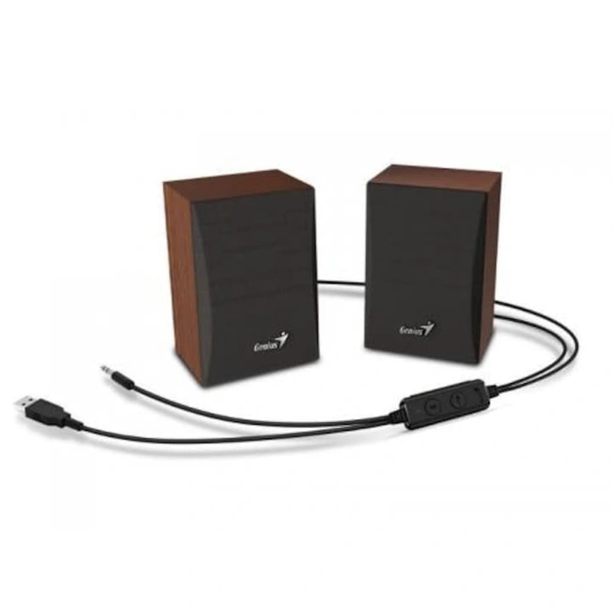 Boxe Genius 2.0, Bluetooth, Rms: 3W (2 X 1.5W), Usb Power, Wood - Imagine 1