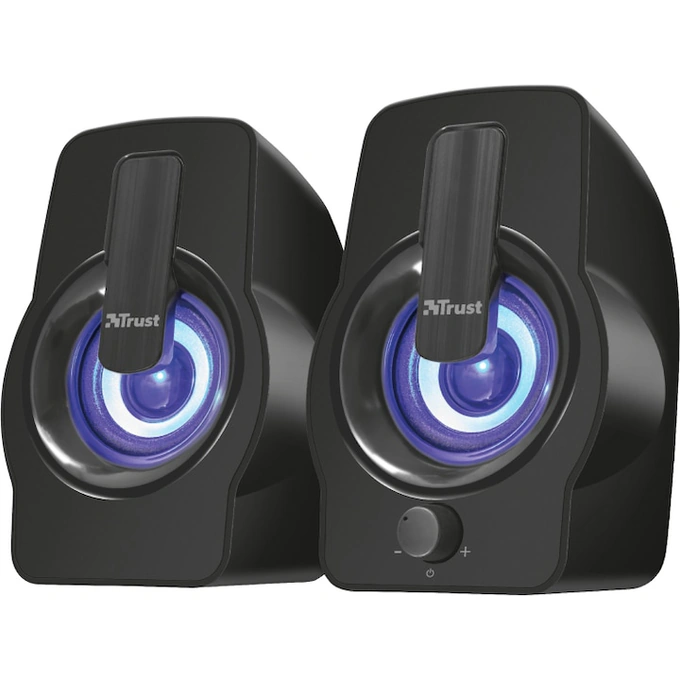 Boxe Trust Gemi RGB 2.0, Negru - Imagine 1