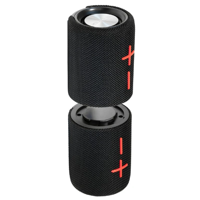 Boxa bluetooth IBIZA Sound BULLET-TWIN, 2X20W TWIN IPX5 MSD, AUX, Black - Imagine 3