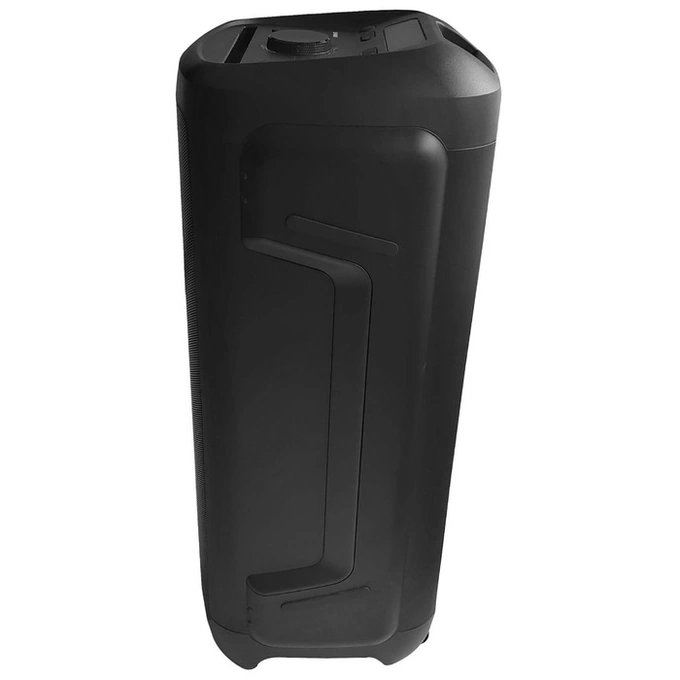 Boxa portabila activa Samus Prime Sound 370, 280 W, Bluetooth, USB, Aux in, radio FM, functie Extra Bass, afisaj electronic LED, negru, microfon, telecomanda - Imagine 7