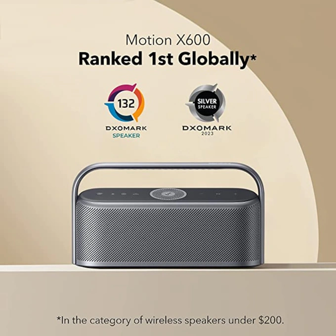Boxa Portabila Anker Soundcore Motion, x600, Wireless, Hi-Res, Spatial Audio, 50 W, Albastru - Imagine 3