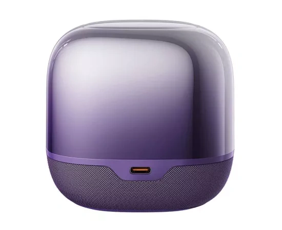 Boxa portabilă BASEUS AeQur V2 Purple – Sunet 360° și design compact - Imagine 1