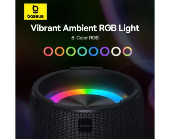 Boxa portabilă BASEUS Aequr VO20 Black - Sunet puternic și design modern - Imagine 3