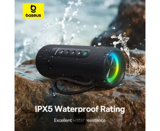Boxa portabilă BASEUS Aequr VO20 Black - Sunet puternic și design modern - Imagine 4