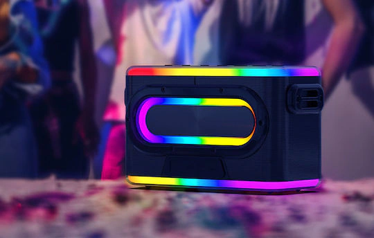 BLITZWOLF Boxa portabila Bluetooth BlitzWolf BW-WA6, 80W, efecte luminoase RGB - IT-Fashion.ro