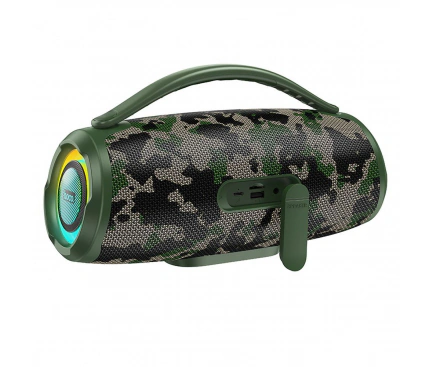 HOCO Boxă Portabilă Bluetooth HOCO HA4 Mini, 2 x 15W, Camouflage - IT-Fashion.ro
