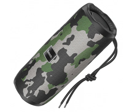 Boxa Portabila Bluetooth HOCO HC16, 2 x 5W, TWS, Camouflage - Imagine 2