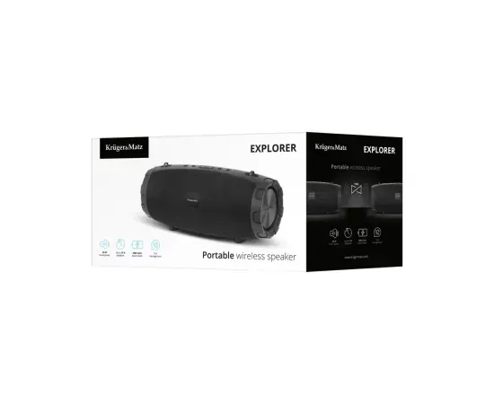 Boxă portabilă Bluetooth KRUGER & MATZ Explorer KM0552 Black - Imagine 5