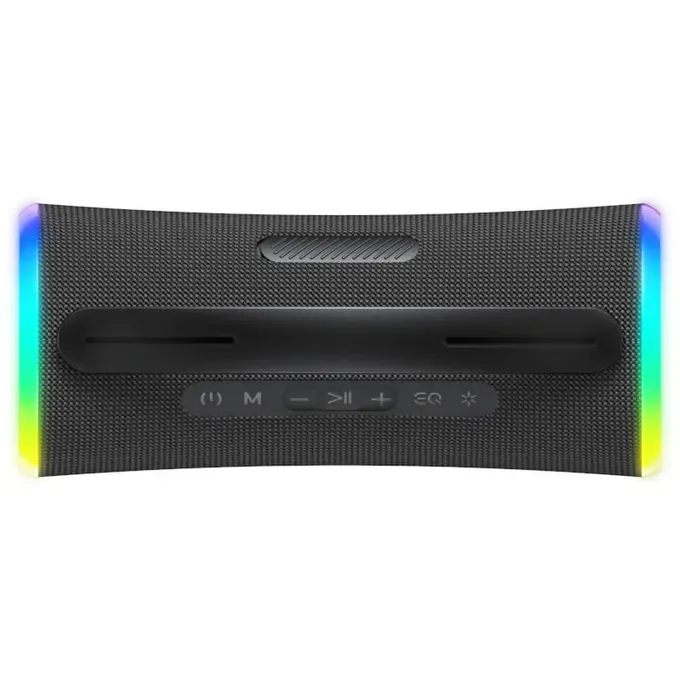 Boxa portabila HAVIT SK834BT, Bluetooth 5.3, 2x 20 W, RGB, Black - Imagine 3