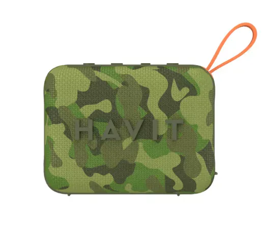 Boxa portabilă HAVIT SK874BT-GR Green Army - Sunet puternic și design robust - Imagine 1