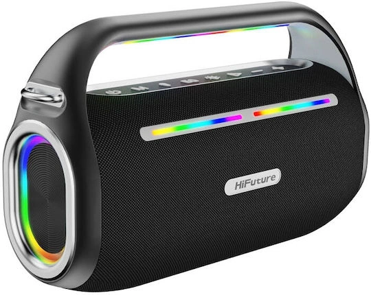Boxa Portabila HiFuture Music Box 100, Bluetooth cu 2 Microfoane, 70W, Black - Imagine 1