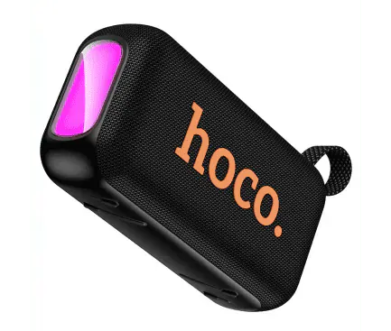 HOCO Boxa portabila HOCO HC32, Bluetooth 5.4, 2 x 10 W, RGB, Black - IT-Fashion.ro