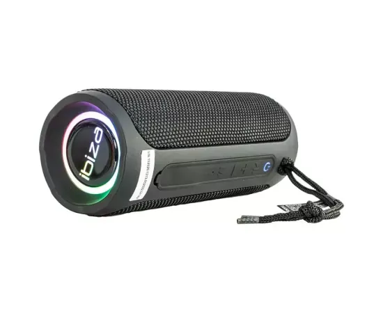 Boxa portabilă IBIZA LIGHT BULLET20 Black - Sunet puternic și iluminare LED - Imagine 1