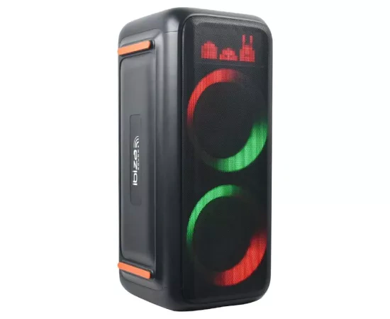 Boxa portabilă IBIZA SOUND GRAFFIK600 – Sunet puternic și spectacol de lumini LED - Imagine 1