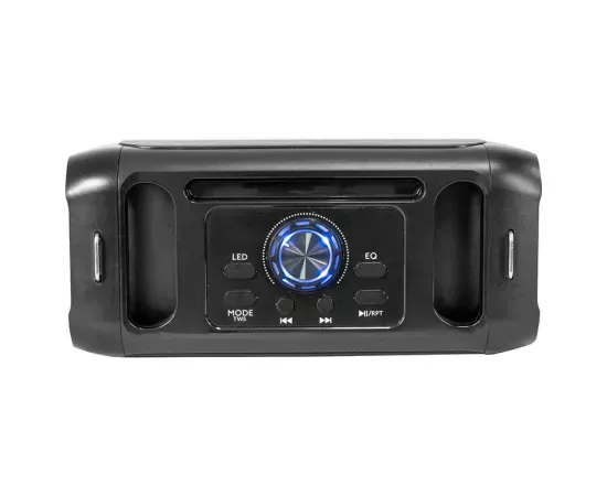 Boxa portabilă IBIZA SOUND Party Street Black – Putere 100W, Bluetooth, USB, microSD, RGB - Imagine 2