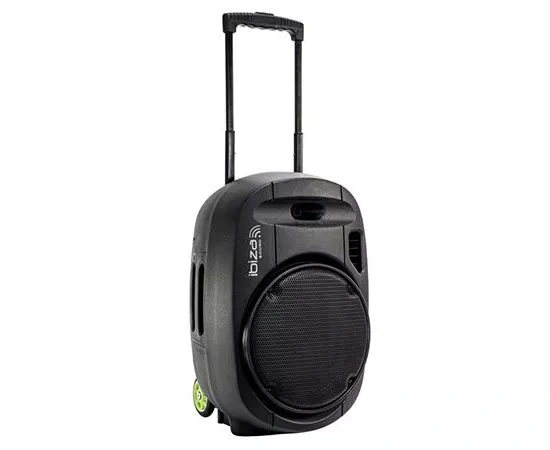 Boxă portabilă IBIZA SOUND PORT12VHFMKII 350W Bluetooth USB Negru - Imagine 1