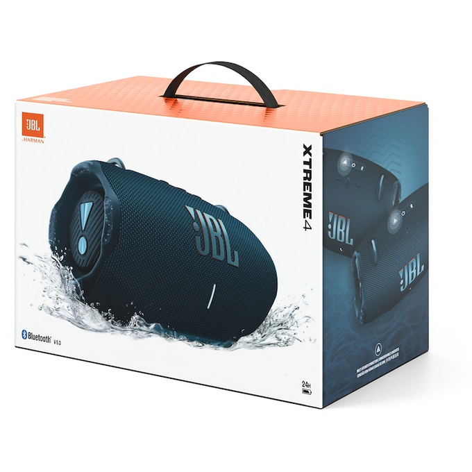 Boxa portabila JBL Xtreme 4, AI Sound Boost, Auracast, Baterie detasabila, Fast charge, Albastru - Imagine 9