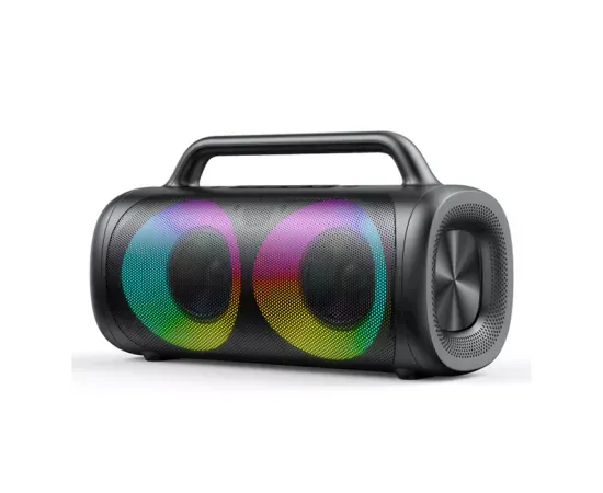 Boxa portabilă JOYROOM JR-MW02 Black cu sunet HiFi și iluminare RGB - Imagine 1