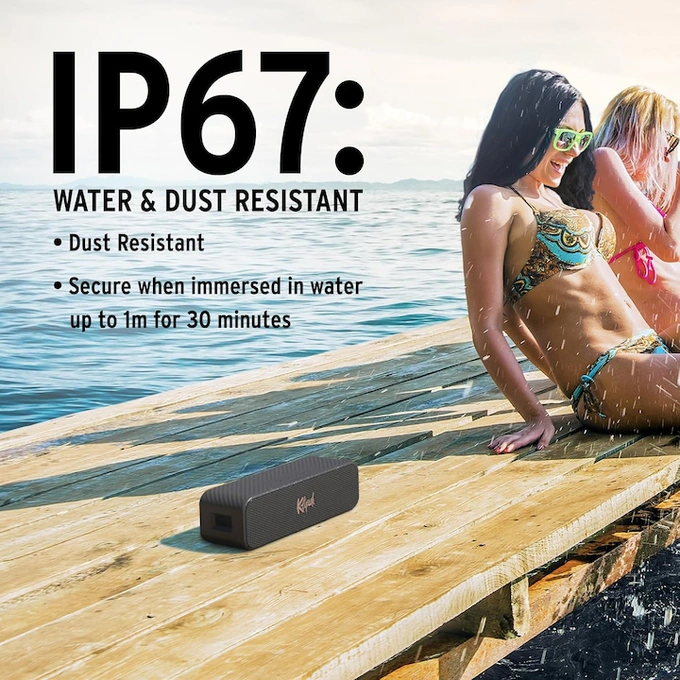 Boxa portabila KLIPSCH Detroit, Bluetooth 5.3, rezistenta la apa IP67, Black - Imagine 7