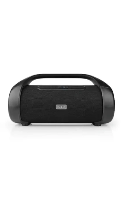 Boxa portabila Nedis Party Boombox, redare pana la 9.5 ore, 120W, Bluetooth, TWS, maner transport, Black - Imagine 1