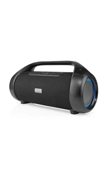 Boxa portabila Nedis Party Boombox, redare pana la 9.5 ore, 120W, Bluetooth, TWS, maner transport, Black - Imagine 2