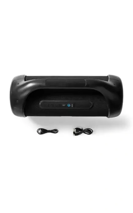Boxa portabila Nedis Party Boombox, redare pana la 9.5 ore, 120W, Bluetooth, TWS, maner transport, Black - Imagine 6