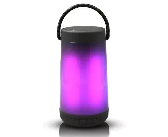 Boxa portabilă PLATINET PMG15LED Black cu LED și Bluetooth - Imagine 1