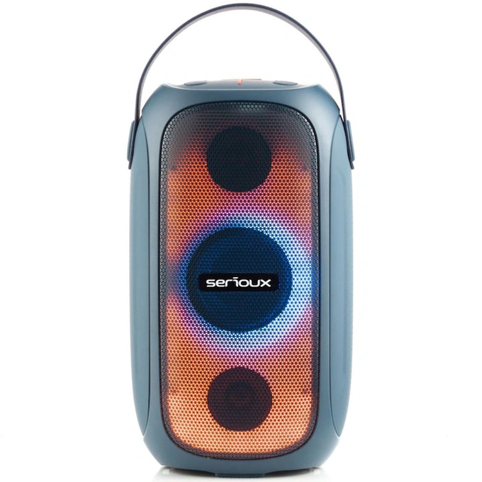 Boxa portabila Serioux PartyBoom 55W, Bluetooth, RGB, IPX5, functie TWS, Extra Bass - Imagine 3
