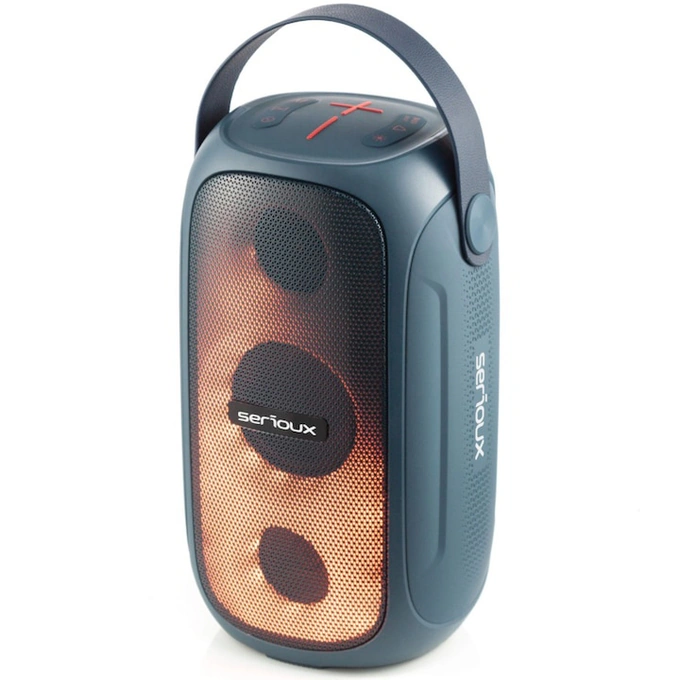 Boxa portabila Serioux PartyBoom 55W, Bluetooth, RGB, IPX5, functie TWS, Extra Bass - Imagine 4