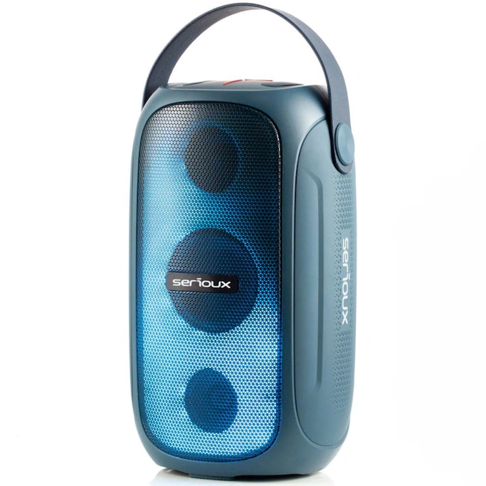 Boxa portabila Serioux PartyBoom 55W, Bluetooth, RGB, IPX5, functie TWS, Extra Bass - Imagine 5