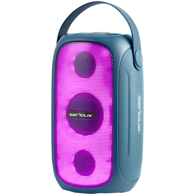 Boxa portabila Serioux PartyBoom 55W, Bluetooth, RGB, IPX5, functie TWS, Extra Bass - Imagine 6