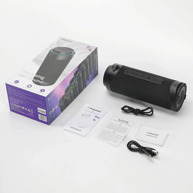 Boxa Portabila Tronsmart T7, Bluetooth, 30W, IPX7 Waterproof, Autonomie 12 ore, Negru - Imagine 3