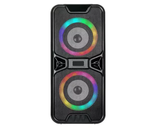 Boxa portabilă V-TAC SKU-6663 Black cu Bluetooth și lumini LED - Imagine 1