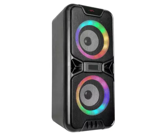 V-TAC Boxa portabilă V-TAC SKU-6663 Black cu Bluetooth și lumini LED - IT-Fashion.ro